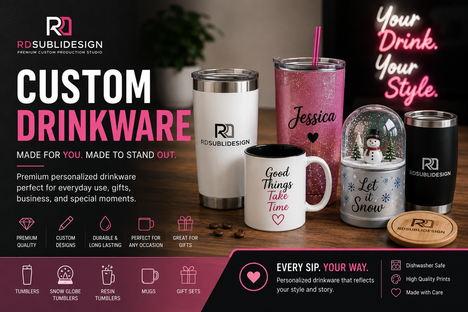 Custom Drinkware