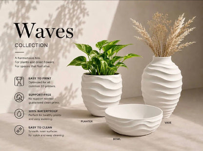 Modern 3D Printed Vase